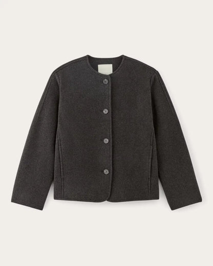 The Cocoon Coat in Wool