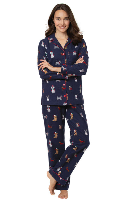 Christmas Dogs Flannel Matching Pet & Owner Pajamas