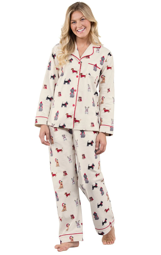 Christmas Dogs Flannel Matching Pet & Owner Pajamas